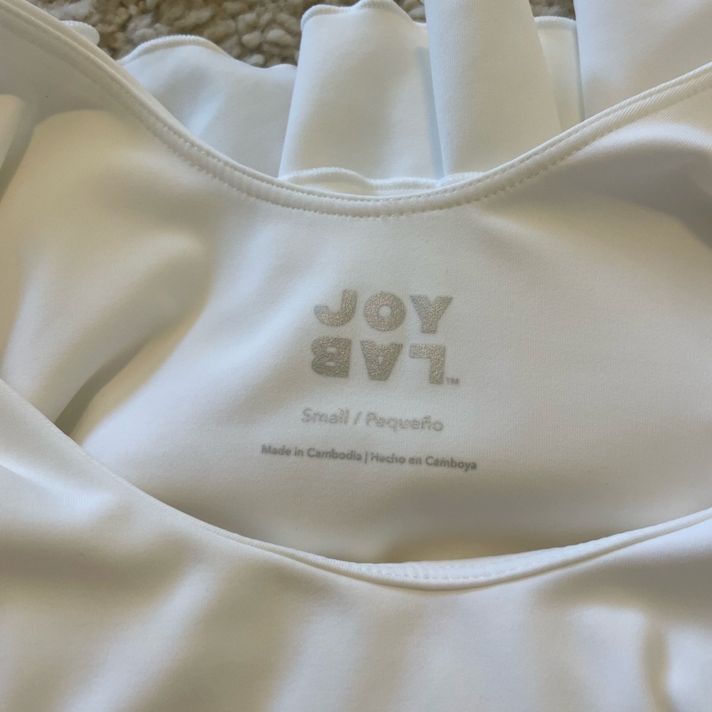 Joylab Size Small White Ruffle Active Tennis Dress - image 3